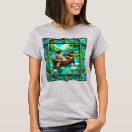 Rowboat Lady Escape T Shirt