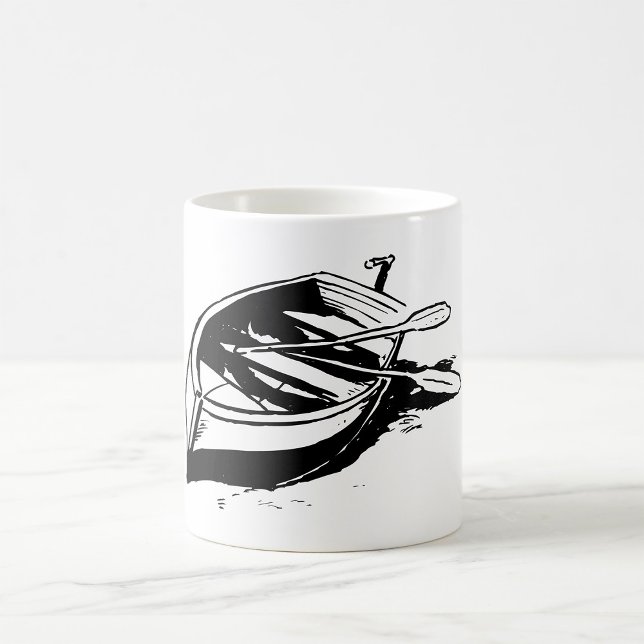 Rowboat Sketch Kaffemugg (Skapare uppladdad)