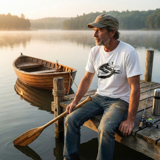 Rowboat Sketch T Shirt (Skapare uppladdad)