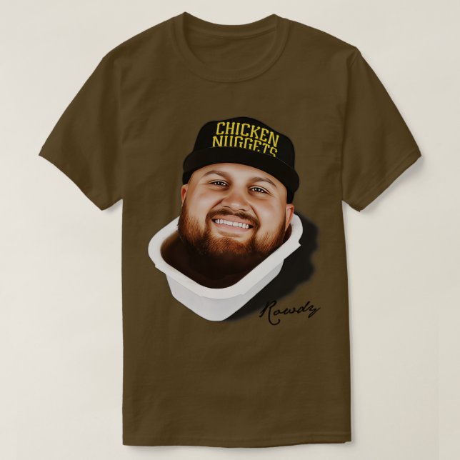 Rowdy Tellez CHICKEN NUGGETS T Shirt (Design framsida)