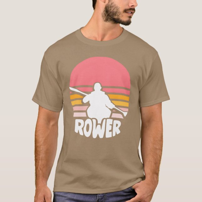 Rower Crew Rowing Row Sports friends T Shirt (Framsida)