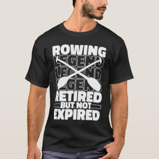 Rower Retrött Row Boat Rending T Shirt