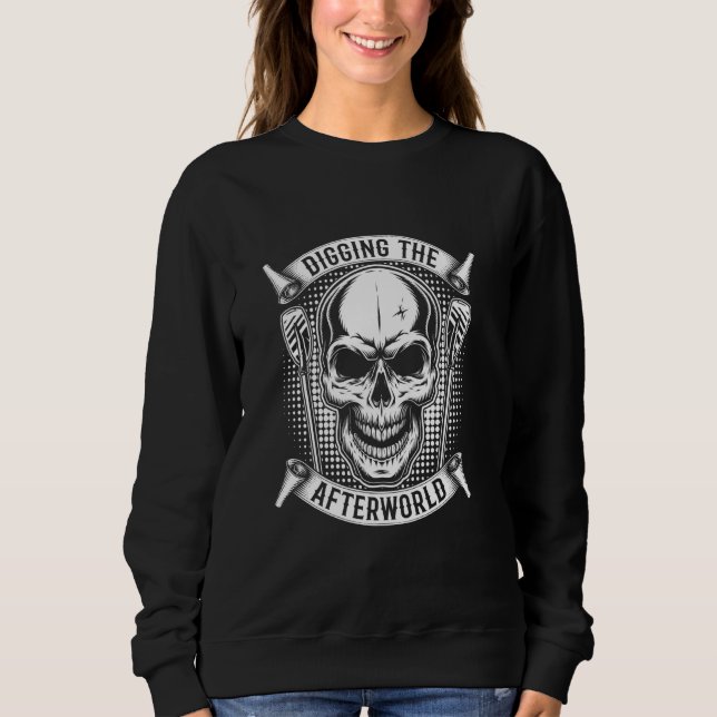 Rower Skull - radmatningsrad T Shirt (Framsida)