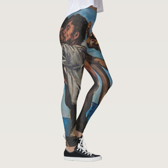 Rowers (av Hans von Marées) Leggings (Höger)