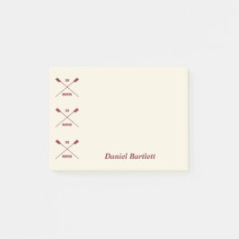 Rowers personlig, örninspirerande krämmaron post-it block