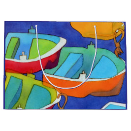 Rowing Boats Gift Bag - Large, Matte