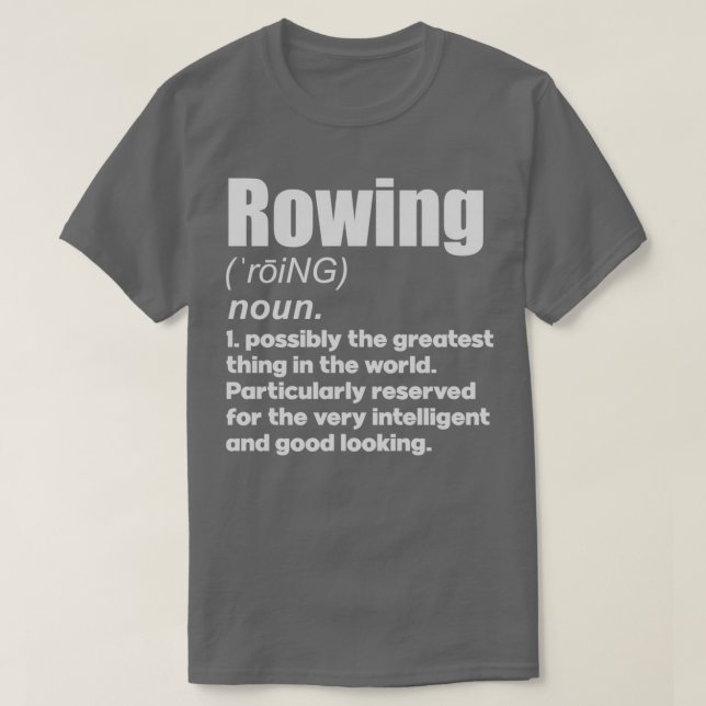 Rowing coach girl player gift t shirt (Design framsida)