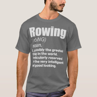 Rowing coach girl player gift t shirt