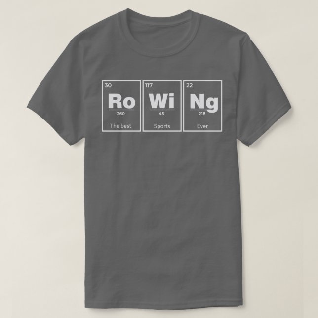 Rowing Elements Rower Rowing Boat Funny Gift T Shirt (Design framsida)