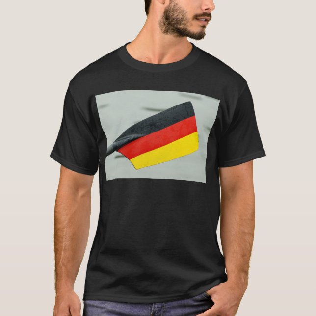 Rowing oar with German flag Tee (Framsida)