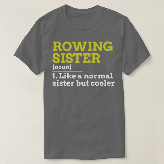 Rowing Sister T Shirt (Design framsida)