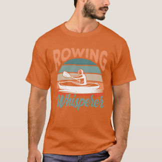 Rowing Whisperer Crew Row Rower Sports retro retro T Shirt