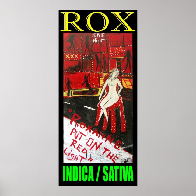 ROX INDICA SATIVA POSTER (Framsidan)