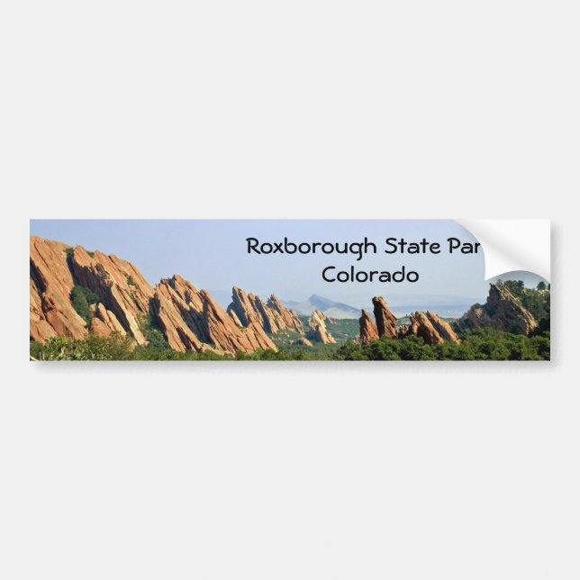 Roxborough delstatspark - Colorado Bildekal (Framsidan)