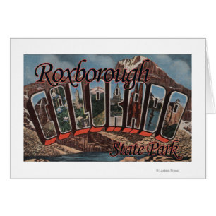 Roxborough delstatspark, Colorado Hälsningskort