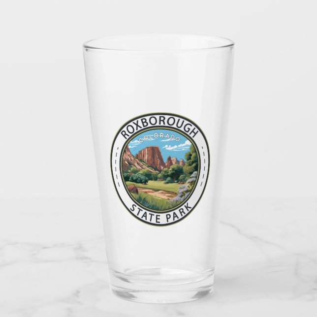 Roxborough State Park Colorado Badge Glaskopp (Framsida)