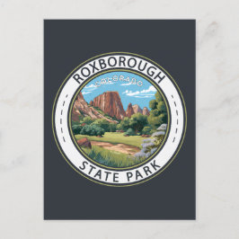 Roxborough State Park Colorado Badge Vykort