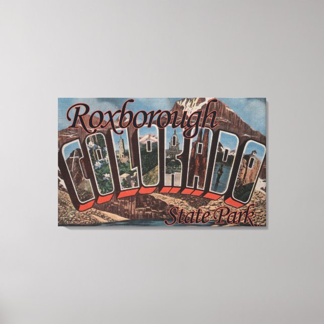 Roxborough State Park, Colorado Canvastryck (Framsida)