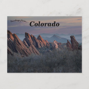 Roxborough State Park Littleton Colorado Vykort
