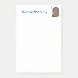 RoxburyWAA Post-it Block