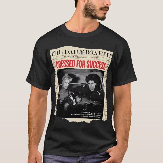 Roxette Premium T Shirt (Framsida)