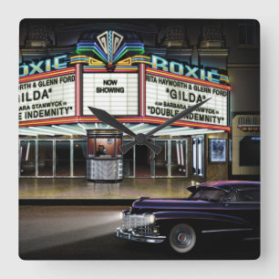 Roxie Bild Show Fyrkantig Klocka