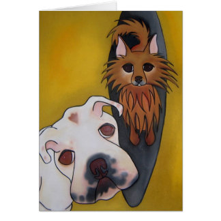 Roxy & irländare av Robyn Feeley Hälsningskort