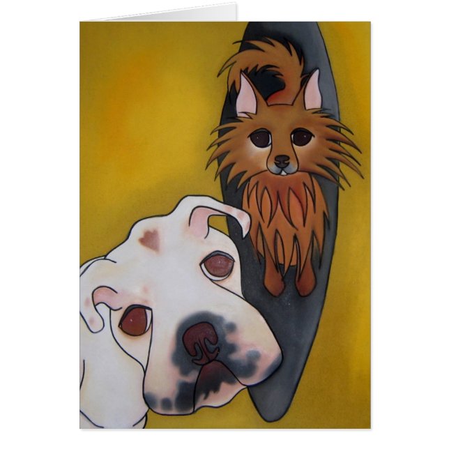 Roxy & irländare av Robyn Feeley Hälsningskort (Framsidan)