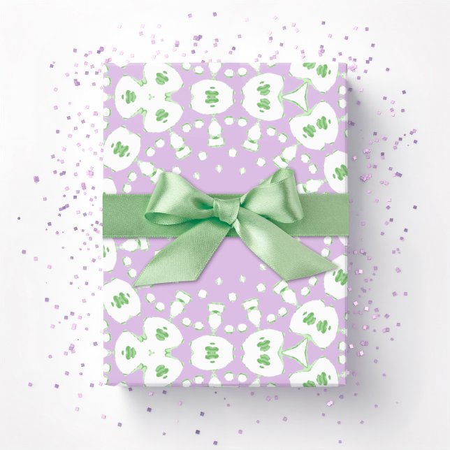 Roxy Jaguar Links in Lilac and Green Presentpapper (Skapare uppladdad)