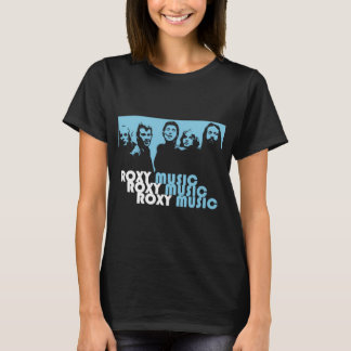 Roxy Music New Wave Retro Band Typografi Design C T Shirt