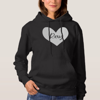 Roxy Rosa Namn Heart Kärlek Woman Girl Friend Pers T Shirt