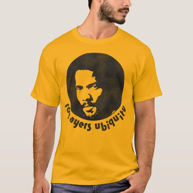 Roy Ayers - Ubiquity Jazz Vibraphonist Retro Music T Shirt (Framsida)