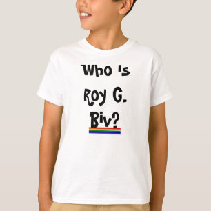 Roy G. Biv Regnbåge barnskjorta Tee