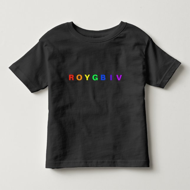 ROY G. BIV skjorta T Shirt (Framsida)