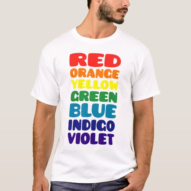 ROY G BIV T-shirt (Framsida)