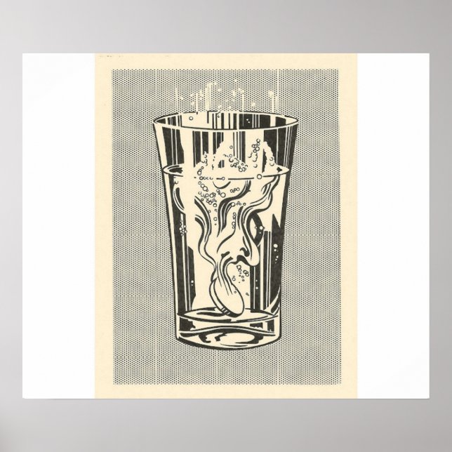 Roy Lichtenstein - Alka Seltzer Poster (Framsidan)