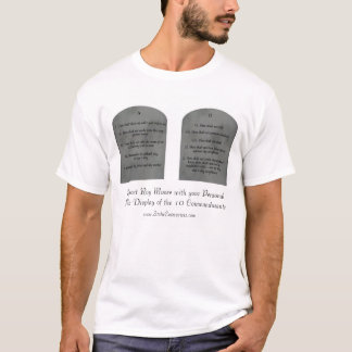 Roy Moore för 10 Commandments skjorta (bekläda), T-shirt