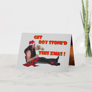 ROY STONE WHISKY JULAFTON Card Helgkort