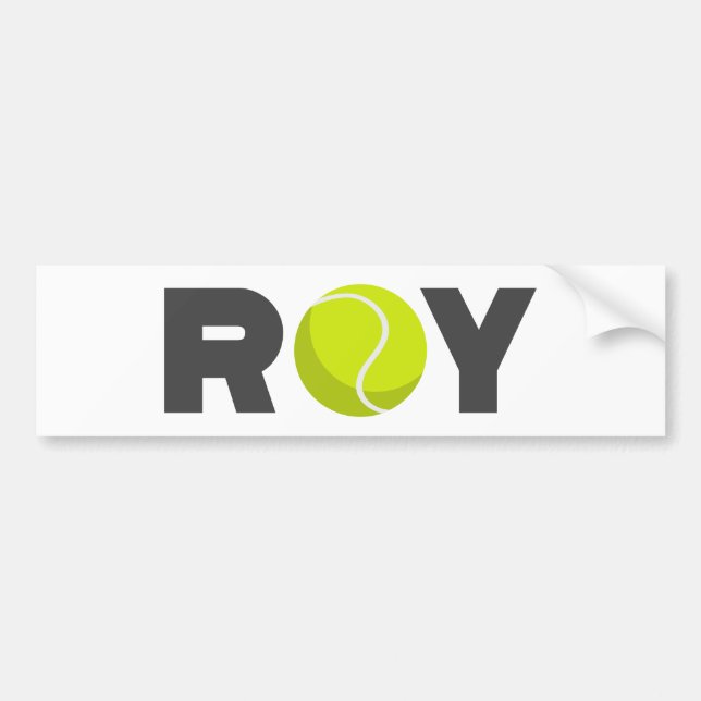 Roy Tennis Bildekal (Framsidan)