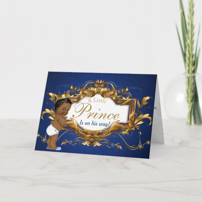 Royal African Prince Grattiss Card Kort (Framsida)
