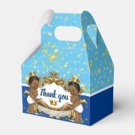 Royal African Twin Princes|Blue & Guld Sparkles Presentaskar