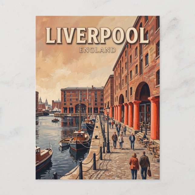 Royal Albert Dock England Vykort (Framsida)