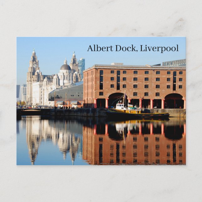 Royal Albert Dock, Liverpool Vykort (Framsida)