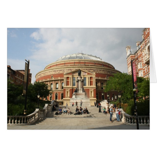 Royal Albert Hall, London Hälsningskort (Framsidan Horizontal)