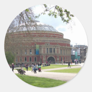 Royal Albert Hall, London. Runt Klistermärke