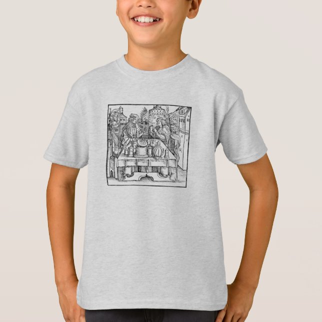 Royal Alchemist i Castle T-shirt (Framsida)