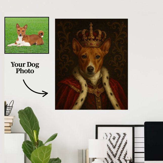 Royal Anpassningsbar Hund Canvas Porträtt Poster (Skapare uppladdad)