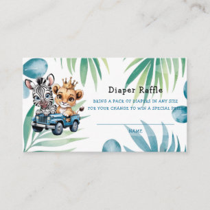 Royal Äventyr Ride Boy Diaper Riffle Visitkort