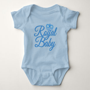 Royal Baby i blått med Krona T Shirt