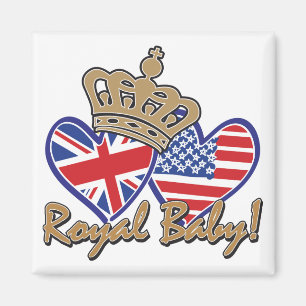 Royal baby Krona Magnet